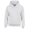 Heavy Blend Youth Hooded Sweatshirt in white