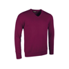 G.Eden Cotton V-Neck Sweater (Mkc6884Vn-Eden) in bordeaux