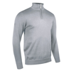 G.Devon Zip-Neck Cotton Sweater (Mkc7381Zn-Dev) in light-grey-marl