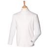 Long Sleeve Roll Neck Top in white
