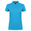 Women'S Micro-Fine Piqué Polo Shirt in sapphire-blue