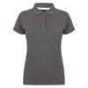 Women'S Micro-Fine Piqué Polo Shirt in steel-grey