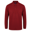 Long Sleeve Coolplus® Polo Shirt in burgundy