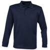 Long Sleeve Coolplus® Polo Shirt in navy