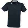 Double Tipped Coolplus® Polo Shirt in navy-white