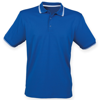 Double Tipped Coolplus® Polo Shirt in royal-white