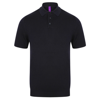 Knitted Short Sleeve Polo in navy