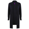 Women'S Longline Open Cardigan in navy