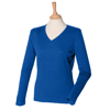 Women'S 12 Gauge V-Neck Jumper in royal