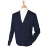 V-Button Cardigan in navy