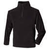 ¼-Zip Lightweight Inner Fleece in black