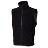 Sleeveless Microfleece Jacket in black