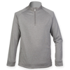 ¼ Zip Top With Wicking Finish in grey-marl