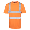 High-Visibility T-Shirt in fluorescent-orange