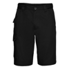 Polycotton Twill Workwear Shorts in black