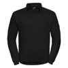 Heavy Duty Collar Sweatshirt in black