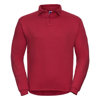 Heavy Duty Collar Sweatshirt in classic-red
