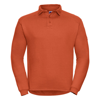 Heavy Duty Collar Sweatshirt in orange