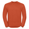 Heavy Duty Crew Neck Sweatshirt in orange