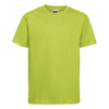 Kids Slim Fit T-Shirt in lime