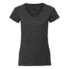 Women'S V-Neck Hd T in grey-marl