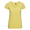 Women'S V-Neck Hd T in yellow-marl