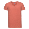 V-Neck Hd T in coral-marl