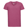 V-Neck Hd T in pink-marl