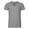 V-Neck Hd T in silver-marl