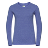 Women'S Long Sleeve Hd T in blue-marl