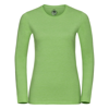 Women'S Long Sleeve Hd T in green-marl