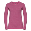 Women'S Long Sleeve Hd T in pink-marl