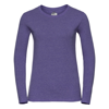 Women'S Long Sleeve Hd T in purple-marl