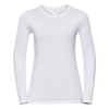 Women'S Long Sleeve Hd T in white