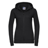 Women'S Authentic Zipped Hooded Sweatshirt in black