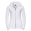 Women'S Authentic Zipped Hooded Sweatshirt in white