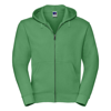 Authentic Zipped Hooded Sweat in apple