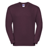 V-Neck Sweatshirt in burgundy