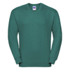V-Neck Sweatshirt in winter-emerald