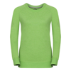 Women'S Hd Raglan Sweatshirt in green-marl