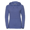 Women'S Hd Hooded Sweatshirt in blue-marl