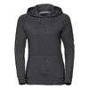 Women'S Hd Hooded Sweatshirt in grey-marl