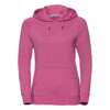 Women'S Hd Hooded Sweatshirt in pink-marl