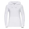 Women'S Hd Hooded Sweatshirt in white