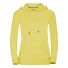 Women'S Hd Hooded Sweatshirt in yellow-marl
