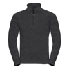 Hd ¼ Zip Sweatshirt in grey-marl