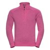 Hd ¼ Zip Sweatshirt in pink-marl