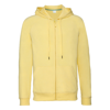 Hd Zipped Hood Sweatshirt in yellow-marl