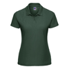 Women'S Classic Polycotton Polo in bottle-green