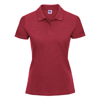 Women'S Classic Cotton Polo in classic-red